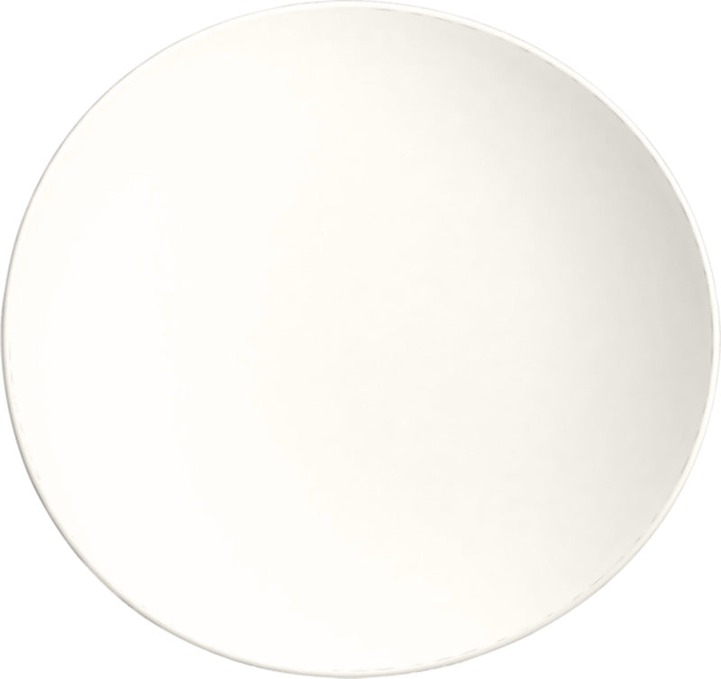 White Asymmetric Dish 9.8