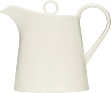White Coffee Pot 6" x 3" x 4.8" 10.1 oz Purity by Bauscher