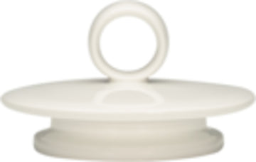 White Coffeepot Cover 1.8" dia. x 1.5" 10.1 oz Purity by Bauscher