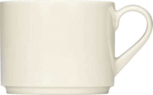 White Cup Stackable 2.9" dia. x 2.3" 6.4 oz Purity by Bauscher