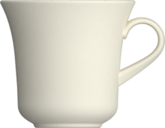 White Bellshaped Cup 3.3" dia. x 3.2" 7.4 oz Purity by Bauscher