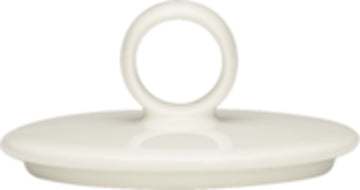 White Cover 2.5" dia. x 1.2" Purity by Bauscher