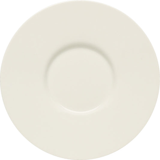 White Combi Saucer 6.3" dia. x 0.8" Purity by Bauscher