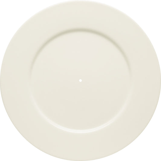 White Flat Etagèreplate With Rim 11.3" dia. x 0.9" Purity by Bauscher