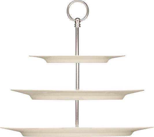White Metal Stand Treble, Silver-Plated 12.2" Purity by Bauscher