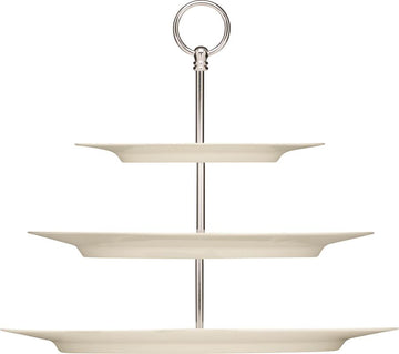 White Metal Stand Treble, Silver-Plated 12.2" Purity by Bauscher