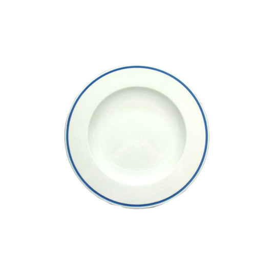 Deep Plate with Rim 12.1" dia. x 1.6" 25.4 oz Del Mare by Bauscher