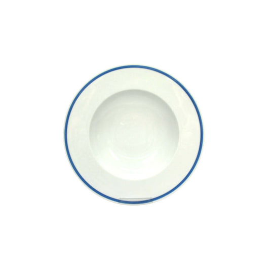 Flat Plate With Wide Rim 9.9" dia. x 1.7" 12.9 oz Del Mare by Bauscher