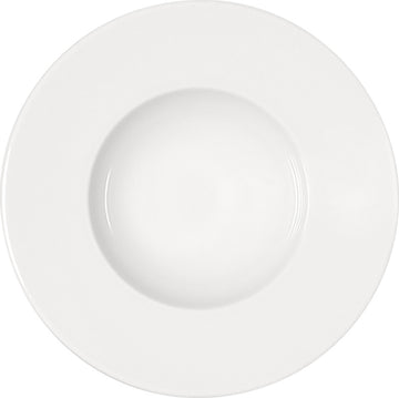 White Deep Plate with Wide Rim 11.1" dia. x 1.8" 15.9 oz Maitre by Bauscher