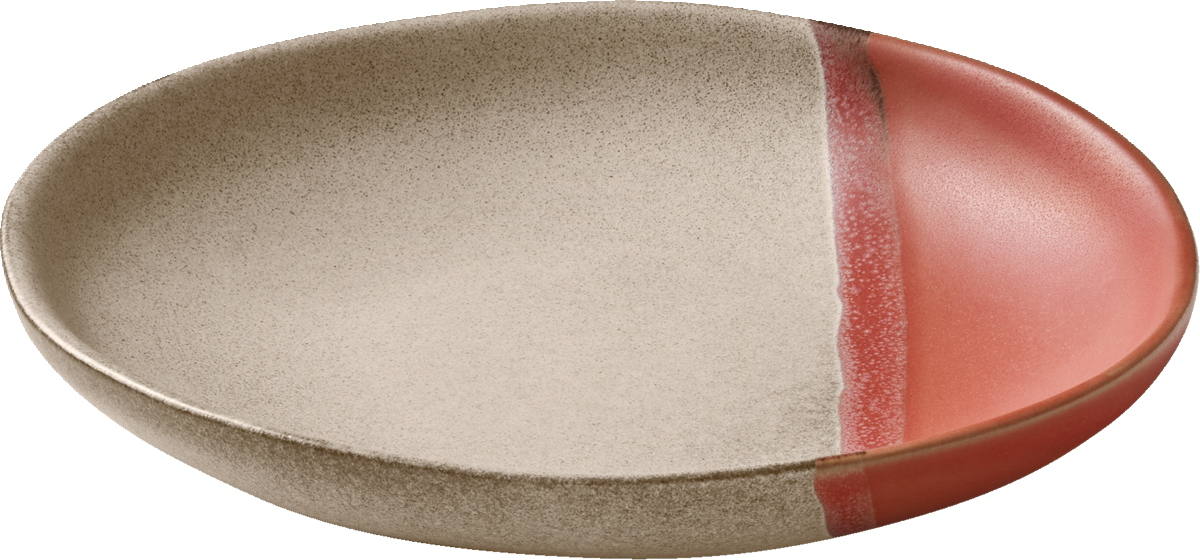 Coral Round Coupe Plate 5.9