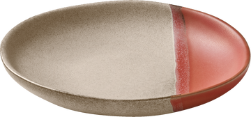 Coral Round Coupe Plate 5.9" dia x 0.8" Spot On by Playground