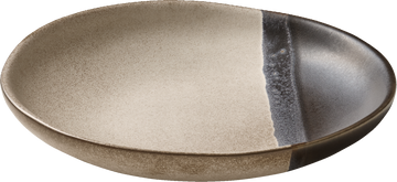 Black Round Coupe Plate 5.9" dia x 0.8" Spot On by Playground