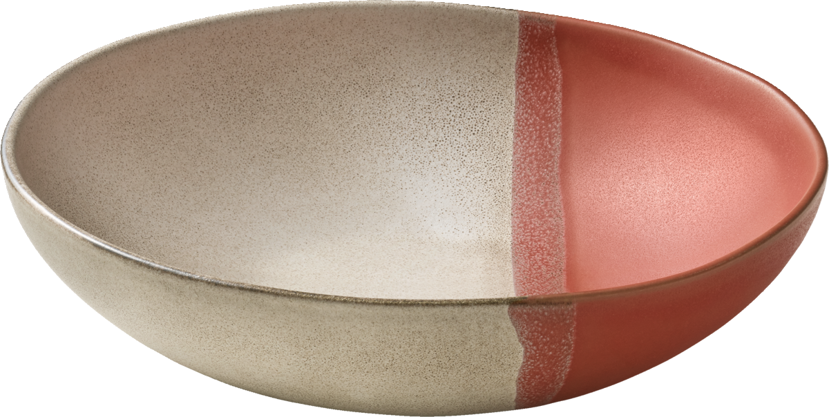 Coral Deep Round Coupe Plate 9.1