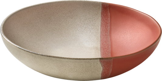 Coral Deep Round Coupe Plate 9.1" dia x 2.1" Spot On by Playground