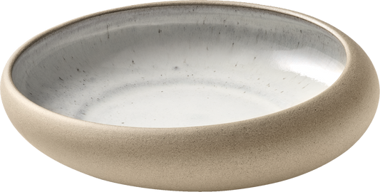 White Round Coupe Plate 6.7" dia. Embrace by Playground