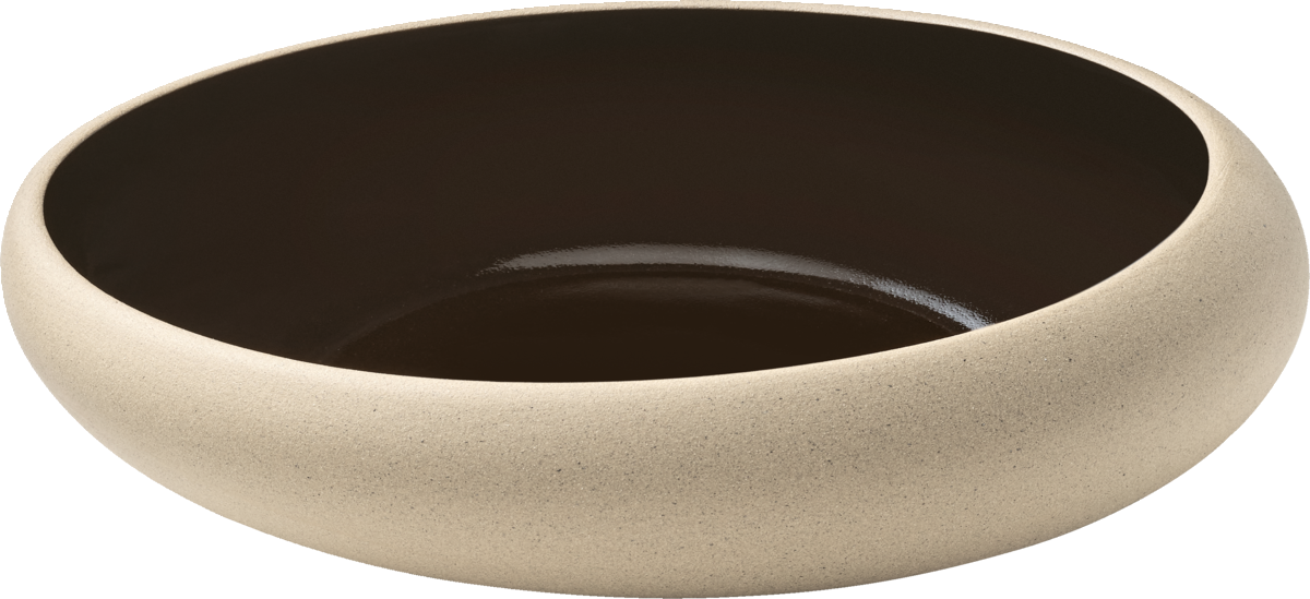 Black Round Coupe Plate 10.2" dia. Embrace by Playground