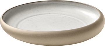White Round Coupe Plate 10.2" dia. Embrace by Playground