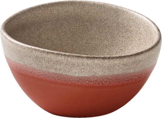 Coral Round Bowl 3.1" dia x 1.6" 3.7oz Spot On by Playground