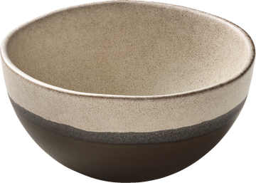 Black Round Bowl 5.1" dia x 2.4" 13oz Spot On by Playground