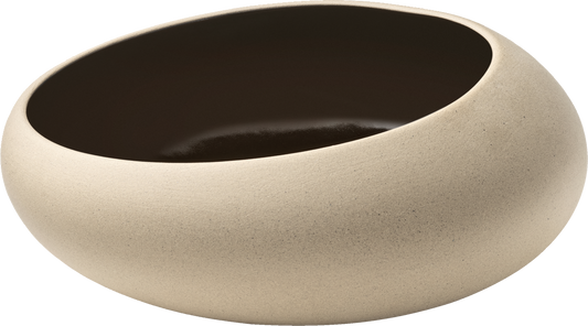 Black Round Bowl 7.9" dia. 33.8oz Embrace by Playground
