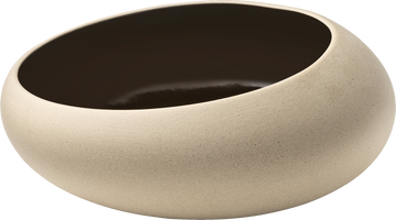 Black Round Bowl 7.9" dia. 33.8oz Embrace by Playground