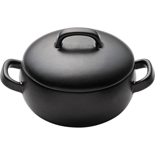 Black Cocotte 5.9" dia. Cocotte by Playground