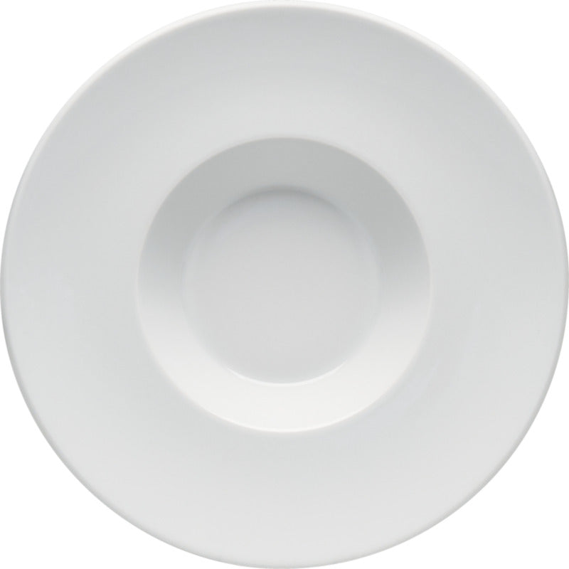 White Gourmet Deep Plate 10.9