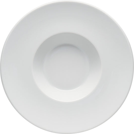 White Gourmet Deep Plate 10.9" dia. x 1.9" 10.1 oz Maitre by Bauscher