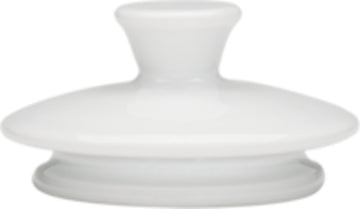 White Coffeepot Lid 2.6" dia. x 1.3" 10.1 oz Maitre by Bauscher