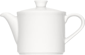 White Teapot 6.6" dia. x 4.3" 11.8 oz Maitre by Bauscher