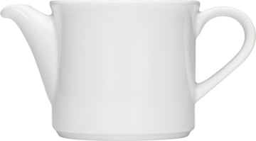 White Teapot Bottom 6.6" dia. x 3.3" 11.8 oz Maitre by Bauscher