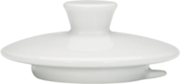 White Teapot Lid 3.4" dia. x 1.5" 11.8 oz Maitre by Bauscher