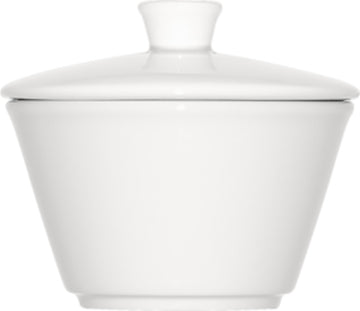 White Sugar Bowl 4.1" dia. x 3.5" 8.5 oz Maitre by Bauscher
