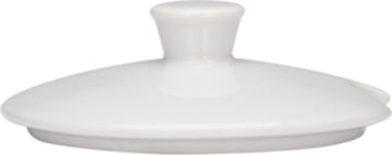 White Sugar Bowl Cover 4.2" dia. x 1.4" 8.5 oz Maitre by Bauscher