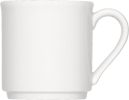 White Cup, Stackable 2.2" dia. x 2.3" 3 oz Maitre by Bauscher
