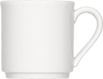 White Cup, Stackable 2.2" dia. x 2.3" 3 oz Maitre by Bauscher