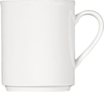 White Cup, Stackable 2.8" dia. x 3.4" 7.4 oz Maitre by Bauscher