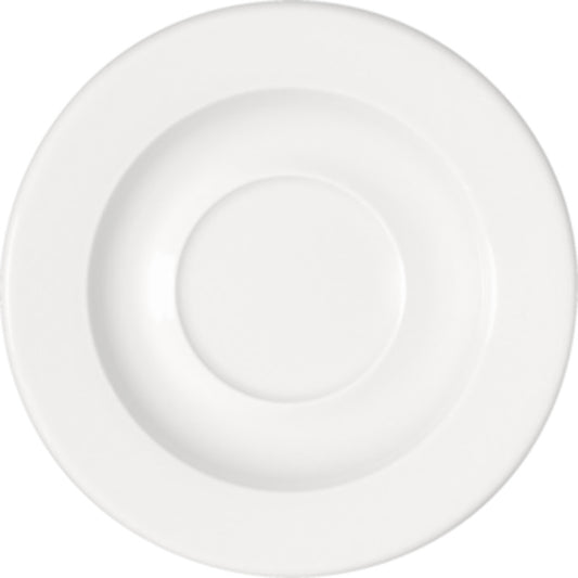 White Demitasse Saucer 4.9" dia. x 0.7" Maitre by Bauscher