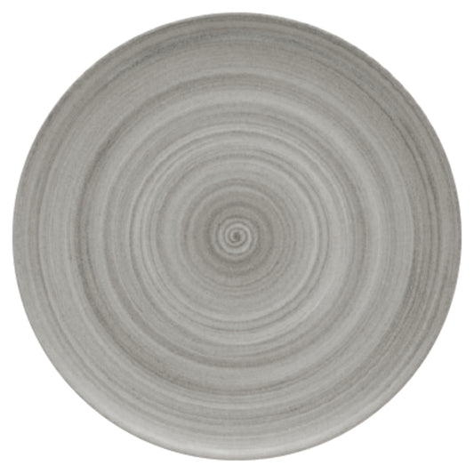 Flat Coupe Plate 5.9" dia. x 0.7" Modern Rustic by Bauscher