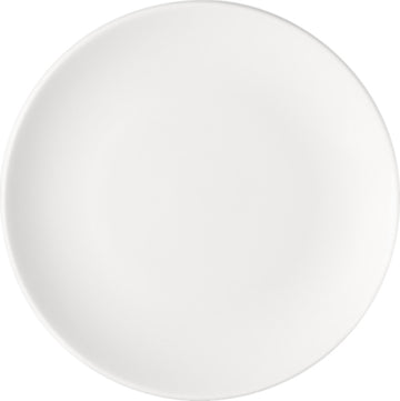 White Flat Coupe Plate 5.9" dia. x 0.7" Options by Bauscher