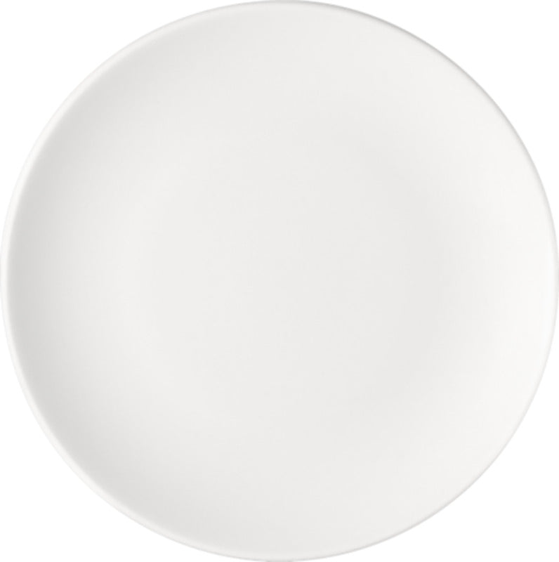 White Flat Coupe Plate 6.6