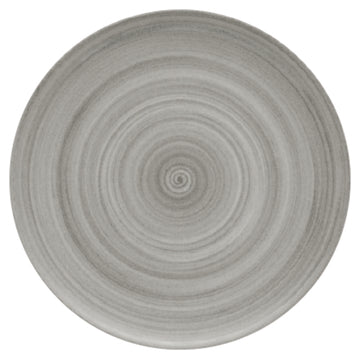 Flat Coupe Plate 7.9" dia. x 0.7" Modern Rustic by Bauscher