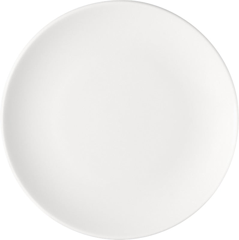 White Flat Coupe Plate 7.9