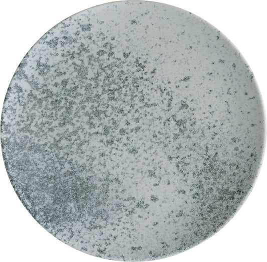 Flat Coupe Plate 11" dia. x 0.9"  Sandstone Grey by Bauscher
