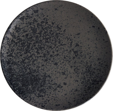 Flat Coupe Plate 11" dia. x 0.9"  Sandstone Black by Bauscher