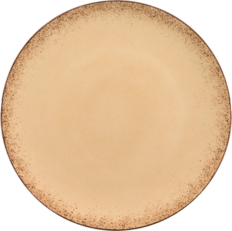 Flat Coupe Plate 11" dia. x 0.9" Modern Rustic by Bauscher