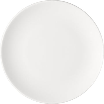 White Flat Coupe Plate 11.8" dia. x 0.9" Options by Bauscher