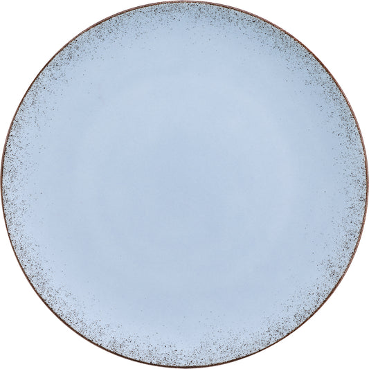 Flat Coupe Plate 12.5" dia. x 0.9" Modern Rustic by Bauscher