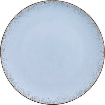 Flat Coupe Plate 12.5" dia. x 0.9" Modern Rustic by Bauscher