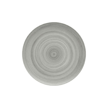 Ceramica Grey Flat Coupe Plate 12.6" dia. Modern Rustic by Bauscher